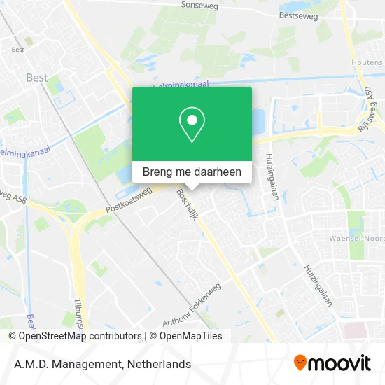 A.M.D. Management kaart