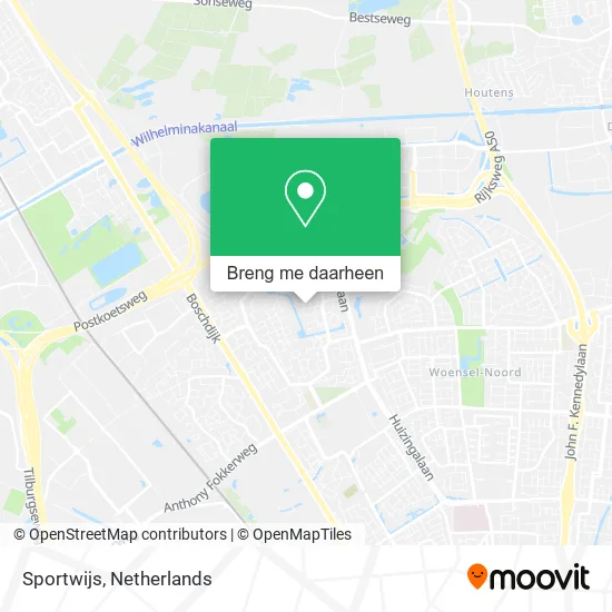 Sportwijs kaart