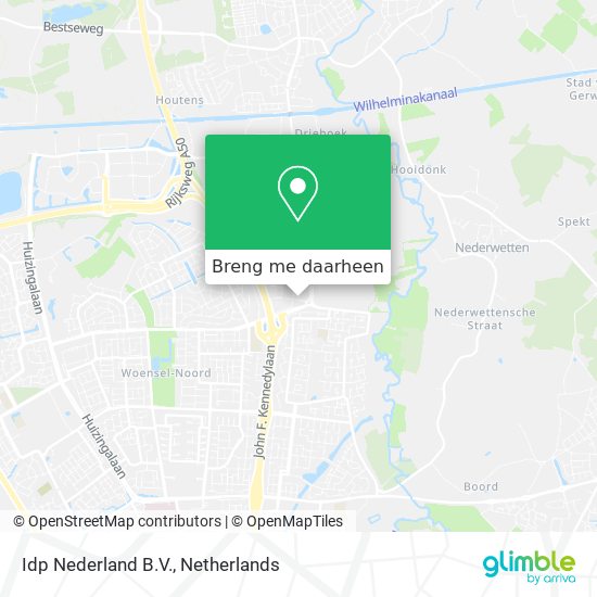 Idp Nederland B.V. kaart
