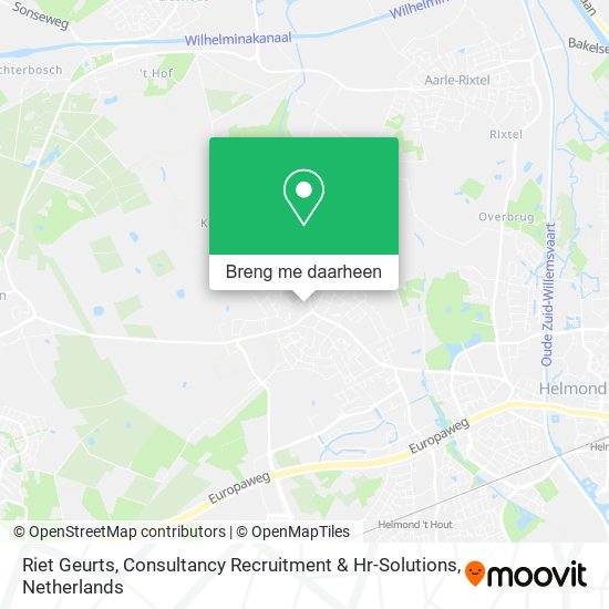 Riet Geurts, Consultancy Recruitment & Hr-Solutions kaart