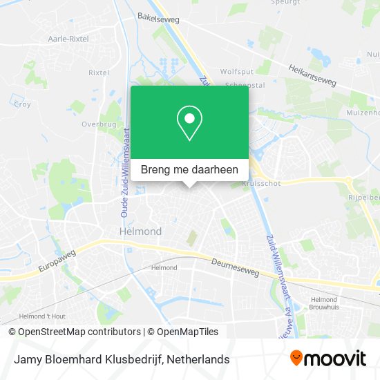 Jamy Bloemhard Klusbedrijf kaart