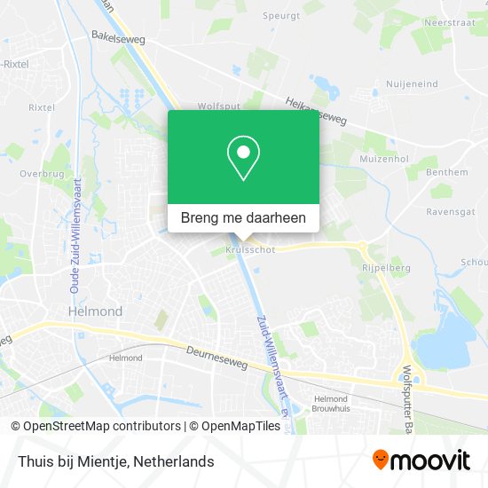 Thuis bij Mientje kaart