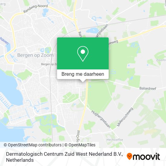 Dermatologisch Centrum Zuid West Nederland B.V. kaart