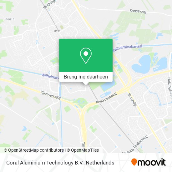Coral Aluminium Technology B.V. kaart