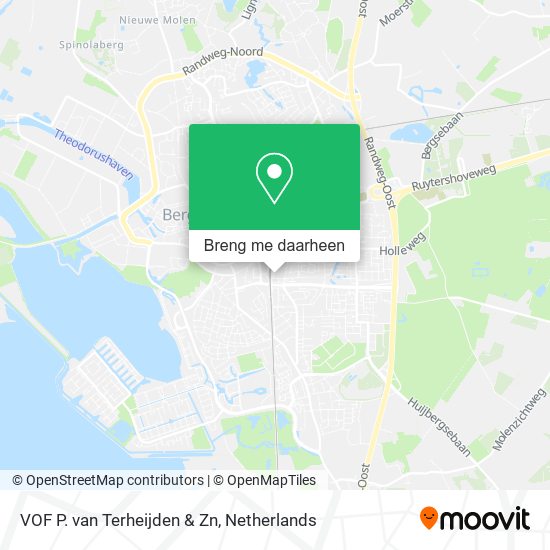 VOF P. van Terheijden & Zn kaart