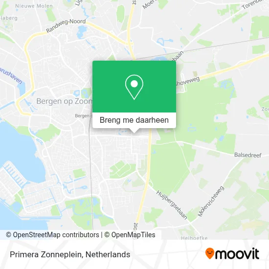 Primera Zonneplein kaart