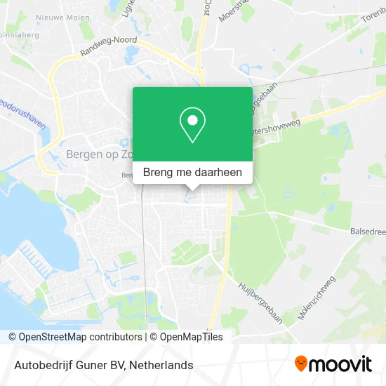 Autobedrijf Guner BV kaart