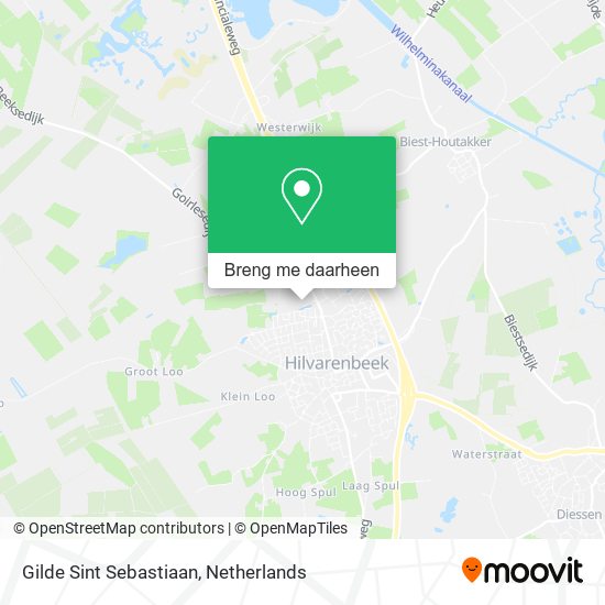 Gilde Sint Sebastiaan kaart
