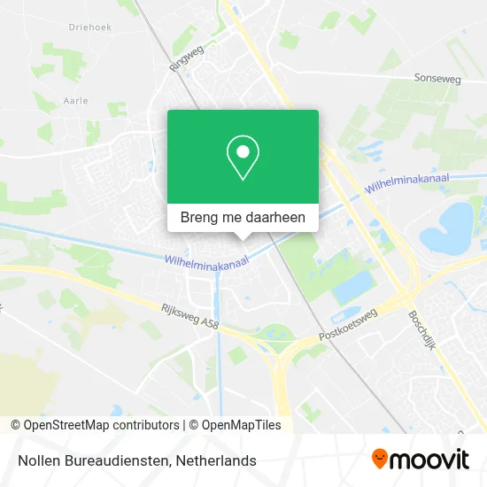 Nollen Bureaudiensten kaart