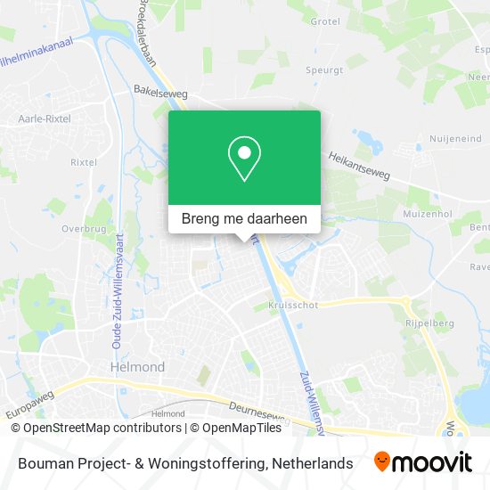 Bouman Project- & Woningstoffering kaart