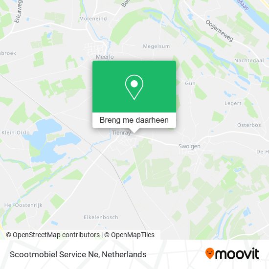 Scootmobiel Service Ne kaart