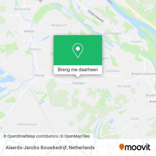 Alaerds-Jacobs Bouwbedrijf kaart