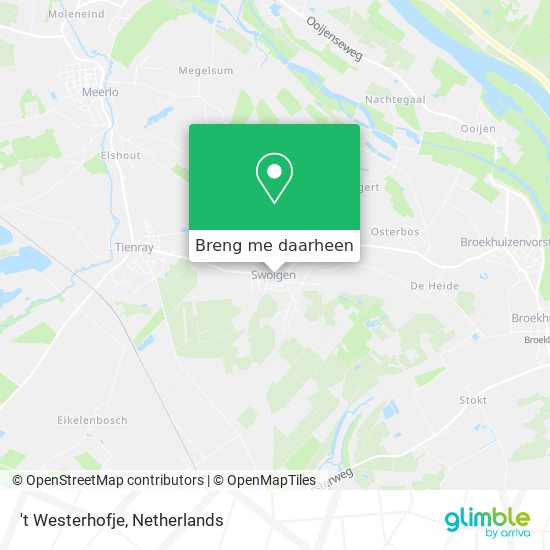 't Westerhofje kaart