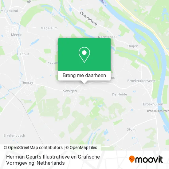 Herman Geurts Illustratieve en Grafische Vormgeving kaart