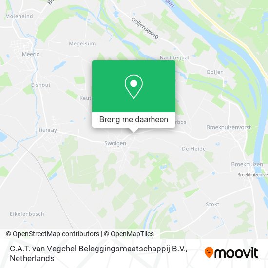 C.A.T. van Vegchel Beleggingsmaatschappij B.V. kaart