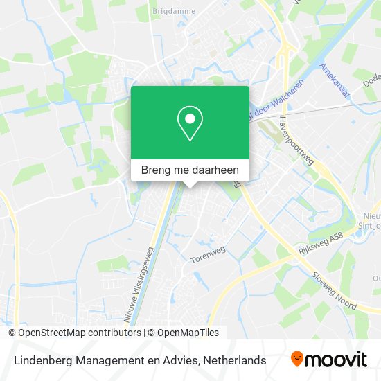 Lindenberg Management en Advies kaart