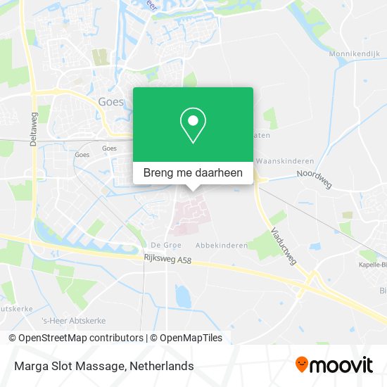 Marga Slot Massage kaart