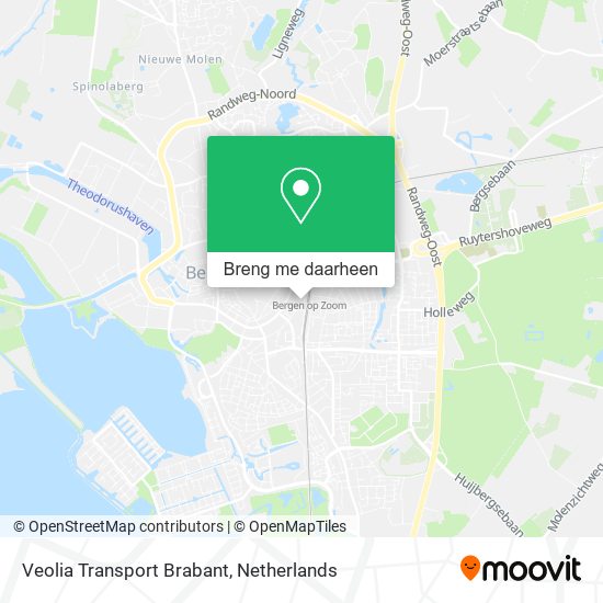 Veolia Transport Brabant kaart