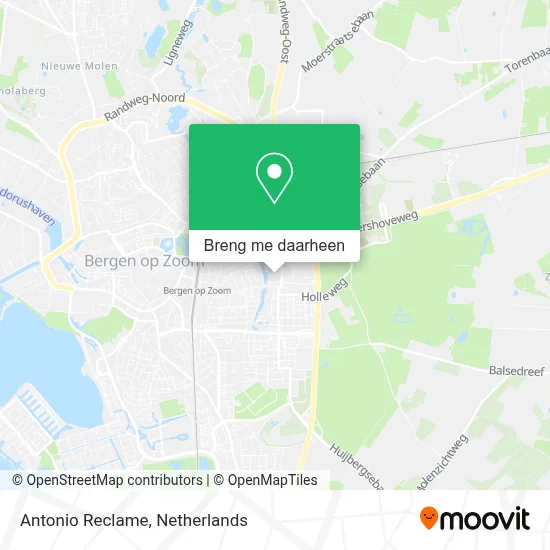 Antonio Reclame kaart