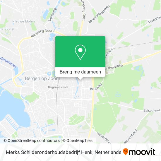 Merks Schilderonderhoudsbedrijf Henk kaart