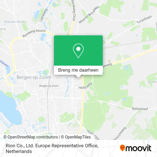 Rion Co., Ltd. Europe Representative Office kaart