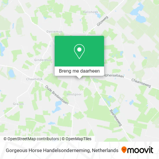 Gorgeous Horse Handelsonderneming kaart