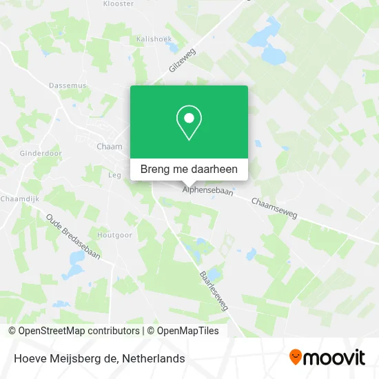 Hoeve Meijsberg de kaart