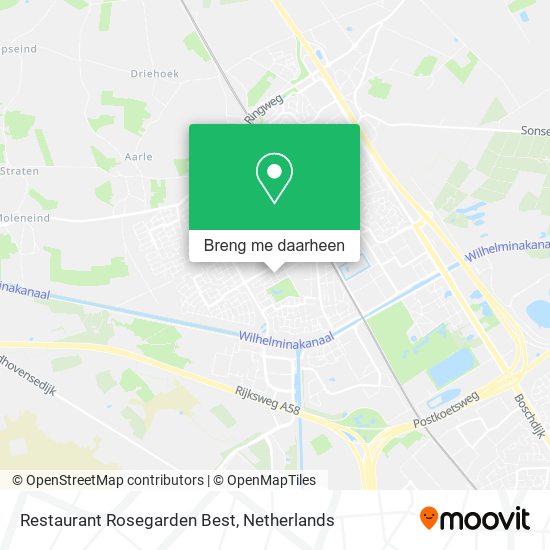 Restaurant Rosegarden Best kaart