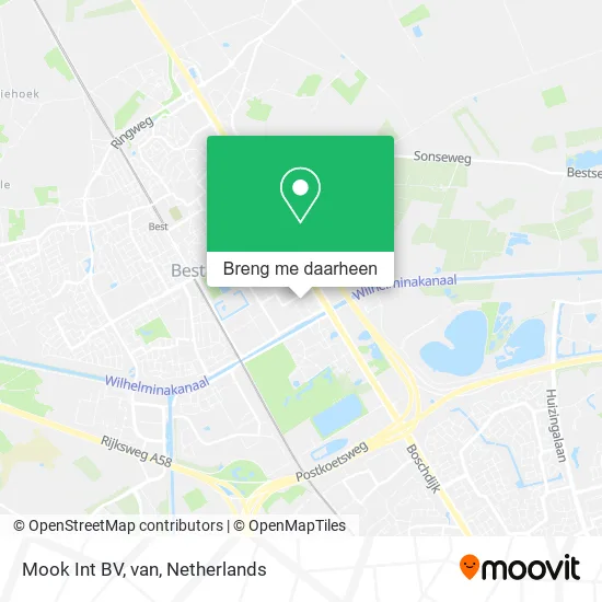 Mook Int BV, van kaart