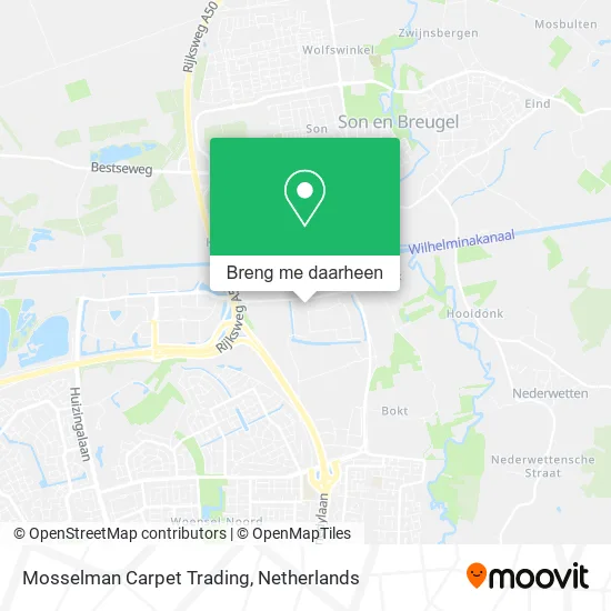 Mosselman Carpet Trading kaart