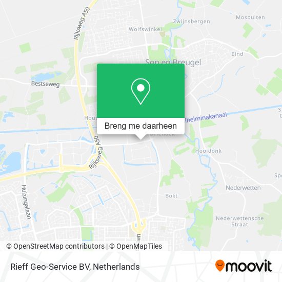 Rieff Geo-Service BV kaart