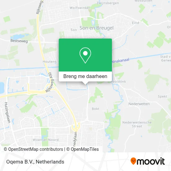 Oqema B.V. kaart
