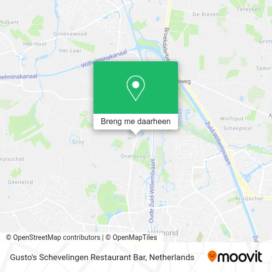 Gusto's Schevelingen Restaurant Bar kaart