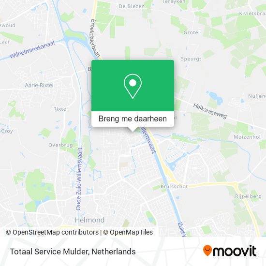 Totaal Service Mulder kaart