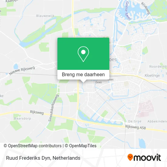 Ruud Frederiks Dyn kaart