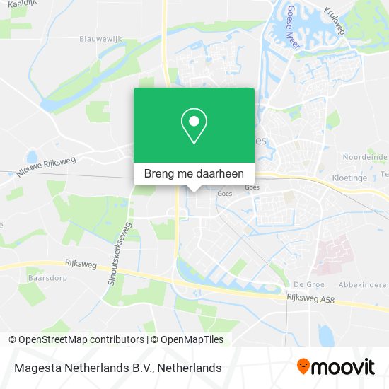 Magesta Netherlands B.V. kaart