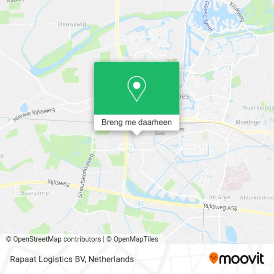Rapaat Logistics BV kaart