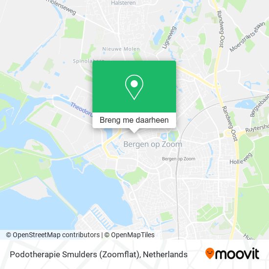 Podotherapie Smulders (Zoomflat) kaart