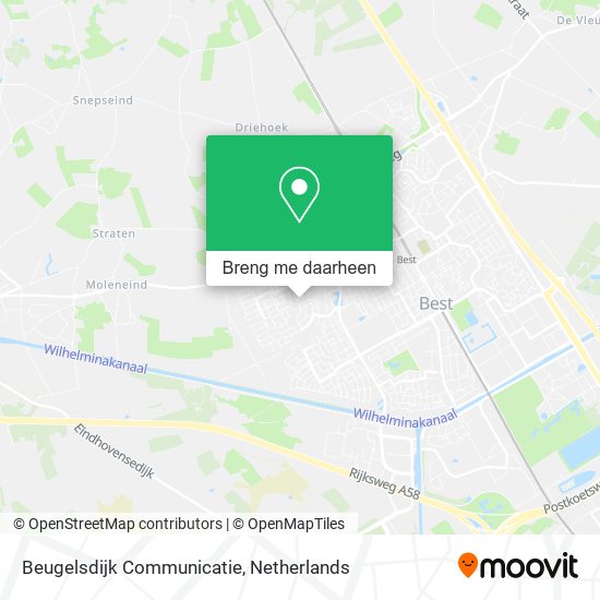 Beugelsdijk Communicatie kaart