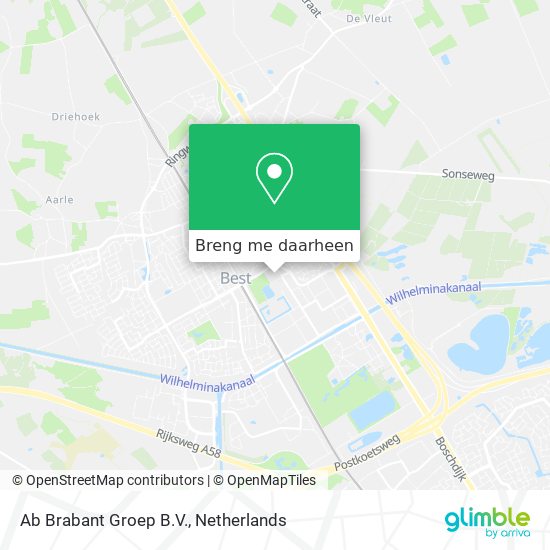 Ab Brabant Groep B.V. kaart