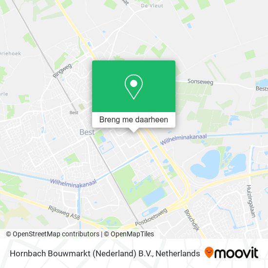 Hornbach Bouwmarkt (Nederland) B.V. kaart