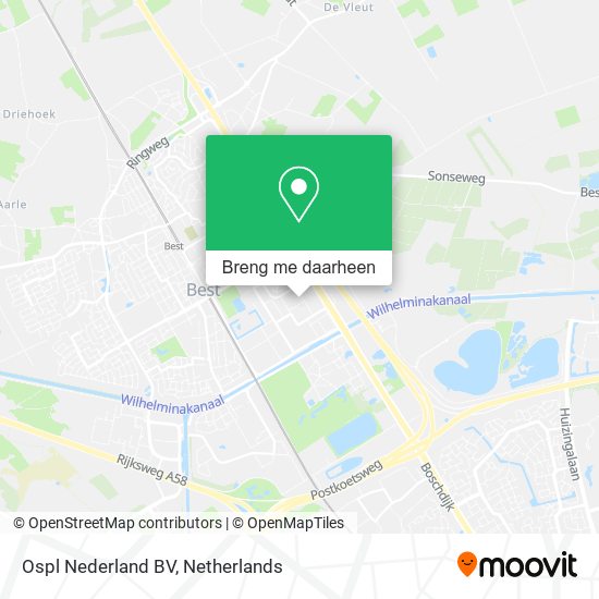 Ospl Nederland BV kaart