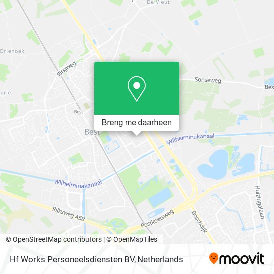 Hf Works Personeelsdiensten BV kaart