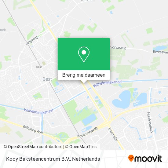 Kooy Baksteencentrum B.V. kaart