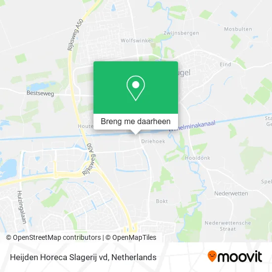 Heijden Horeca Slagerij vd kaart
