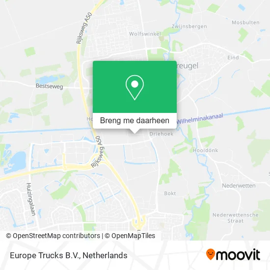 Europe Trucks B.V. kaart