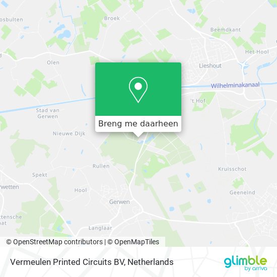 Vermeulen Printed Circuits BV kaart