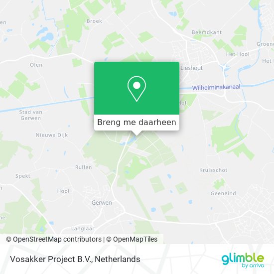 Vosakker Project B.V. kaart