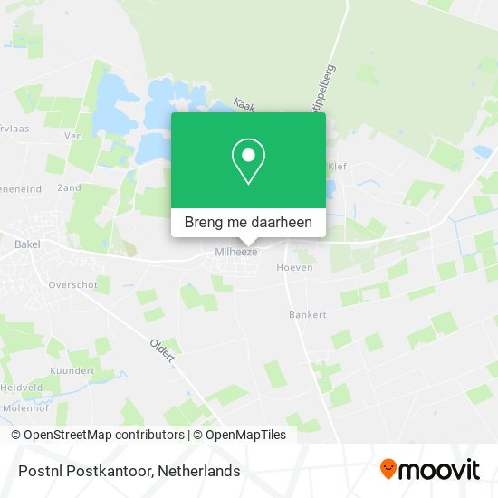 Postnl Postkantoor kaart