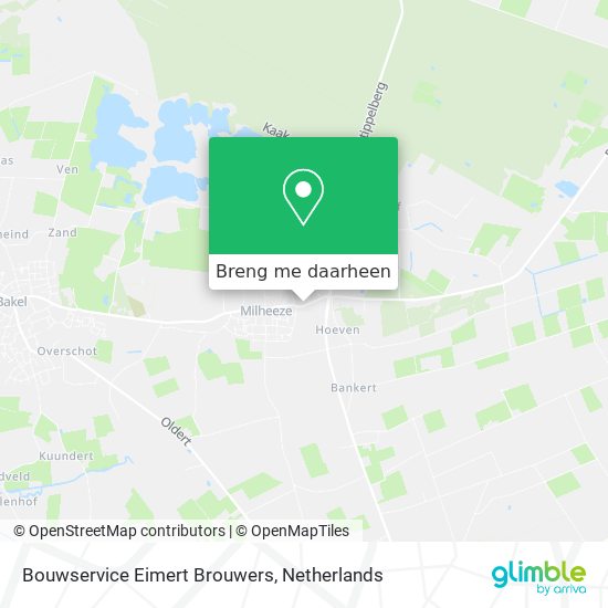 Bouwservice Eimert Brouwers kaart